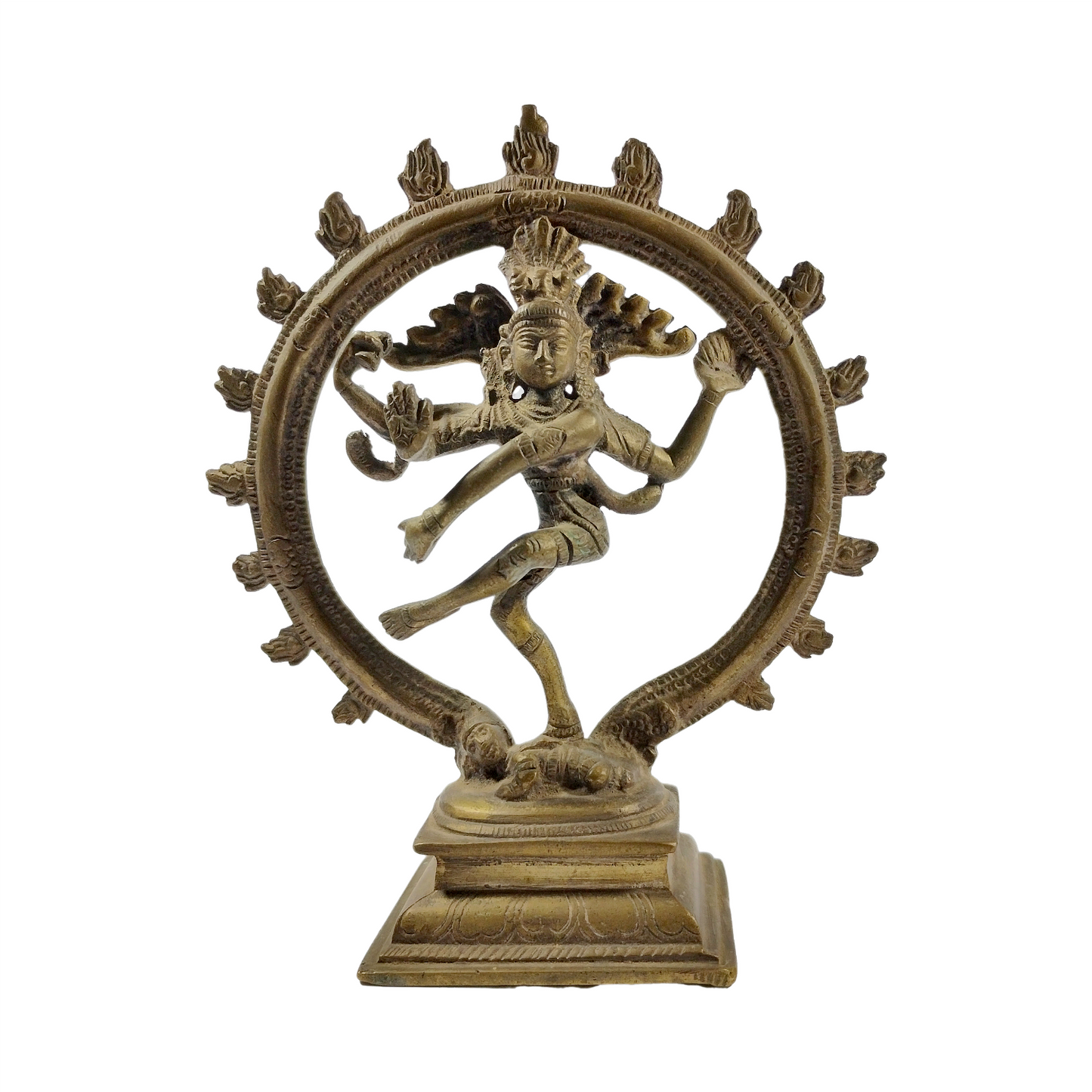 Vintage Brass Nataraj Idol