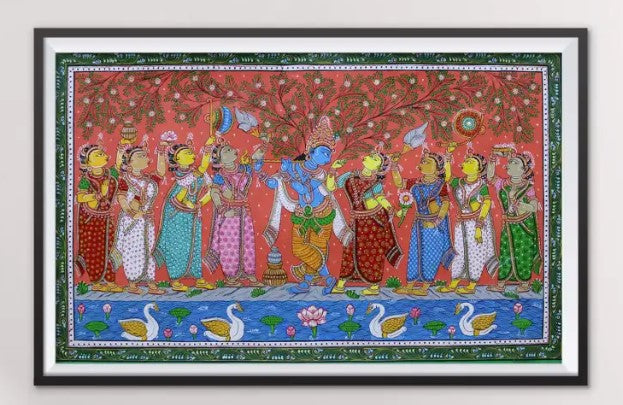 Give a Touch of Tradition to Your Living Room with Indian Tribal Art Painting